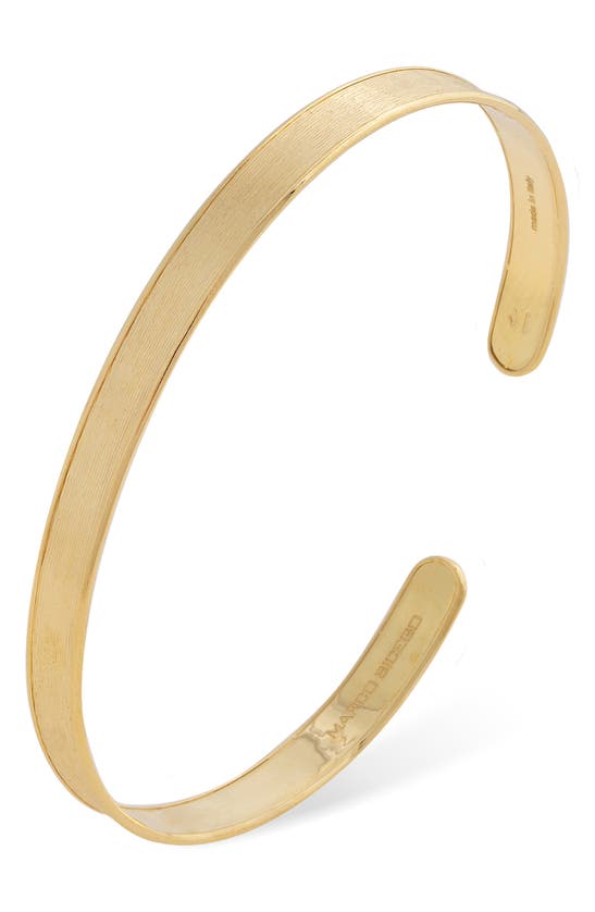 Marco Bicego Uomo Engraved Cuff Bracelet In Gold