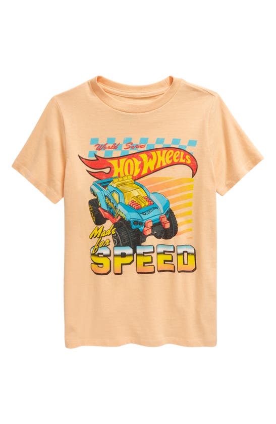 Shop Tucker + Tate Kids' Cotton Graphic T-shirt In Coral Petal Hot Wheels