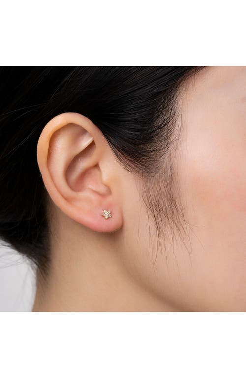 Ron Hami Diamond Star Stud Earrings In 14k Yellow Gold