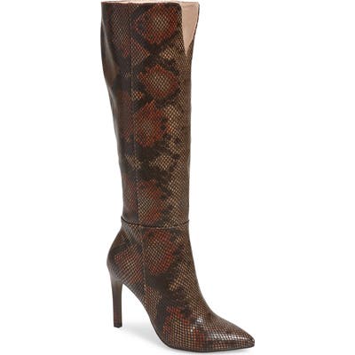 42 Gold Kailynn Knee High Boot- Brown
