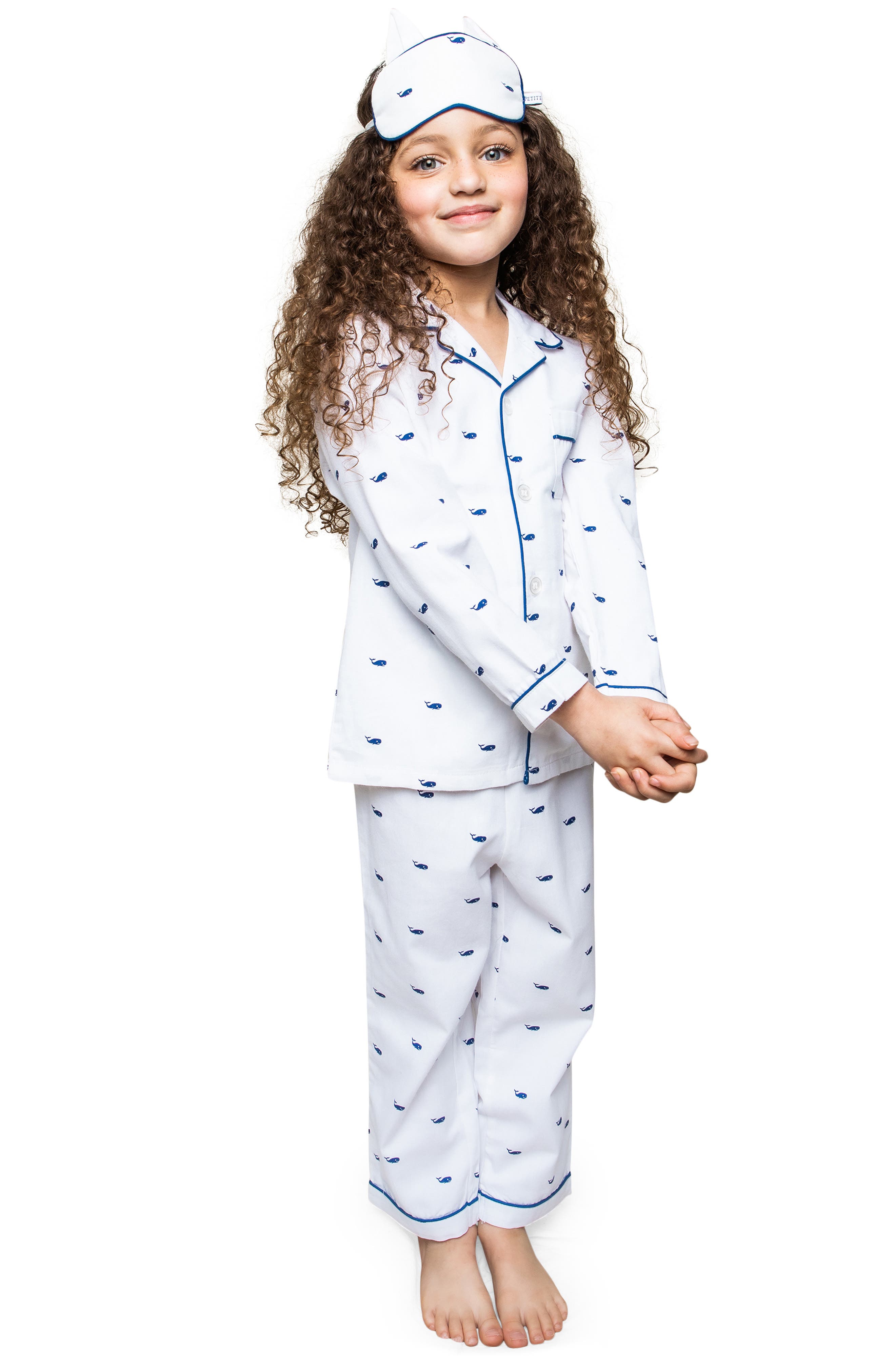 Nordstrom Clothing Loungewear Nightdresses & Shirts Kids Two-Piece Pajamas in White at Nordstrom 