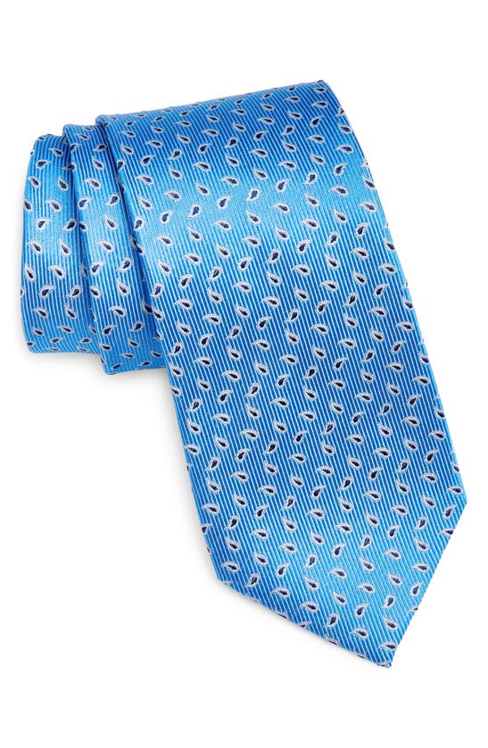 Shop Nordstrom Paisley Silk Tie In Royal