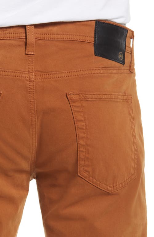 Ag Slim Fit Pants In Clay Stone