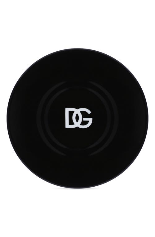 Dolce & Gabbana Dolce&gabbana Dg Logo Set Of 2 Espresso Cups & Saucers In Black