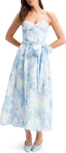Bardot Elsie Floral Corset Mini Dress