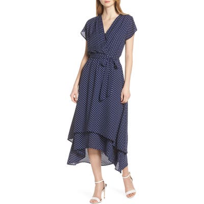 Fraiche By J Michelle High/low Midi Dress, Blue