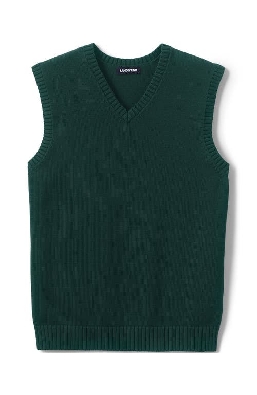 LANDS' END LANDS' END SCHOOL UNIFORM COTTON MODAL SWEATER VEST