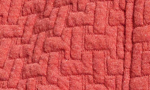 Nz Active By Nic+zoe Throw On Quilted Knit Jacket In Tandoori