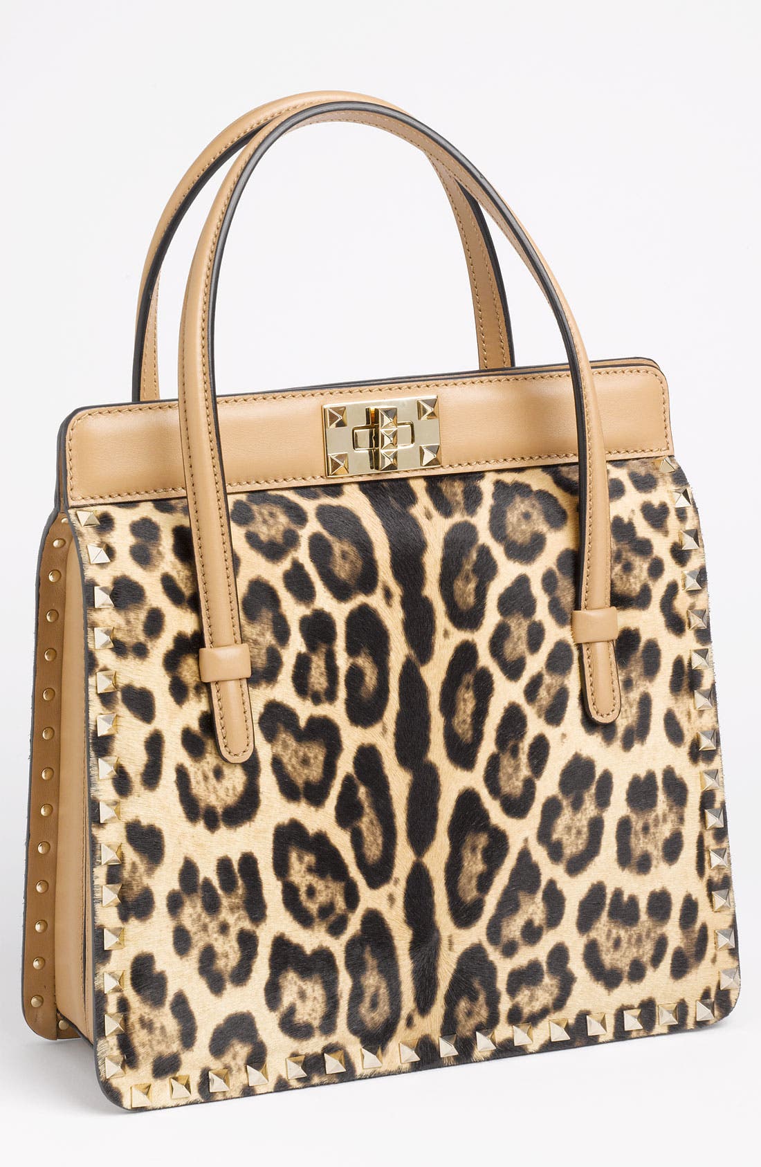 Valentino 'Rockstud Framed' Calf Hair Handbag Nordstrom