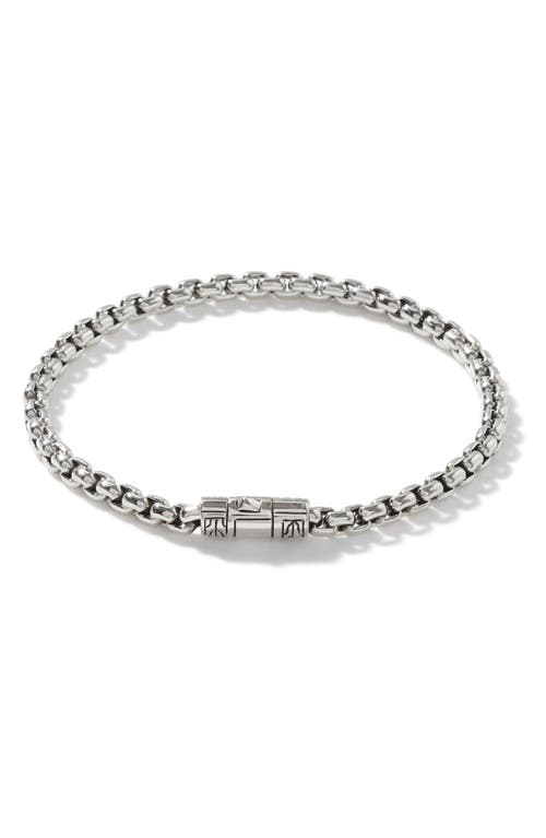 Classic Chain Bracelet in Sterling Silver