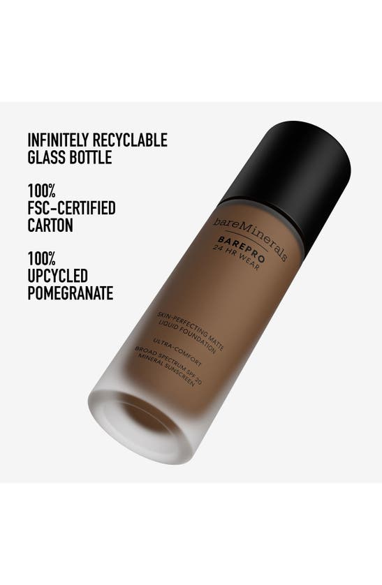 Bareminerals ® Barepro 24hr Wear Skin-perfecting Matte Liquid Foundation Mineral Spf 20 Pa++ In Medium Deep 46 Cool
