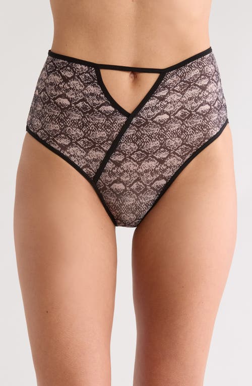 HAUTY HAUTY DOWN THE GARDEN PATCH CUTOUT HIGH WAIST PANTIES 