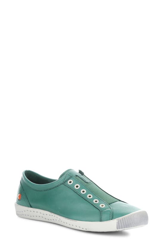 Shop Softinos By Fly London Irit Low Top Sneaker In Green Washed
