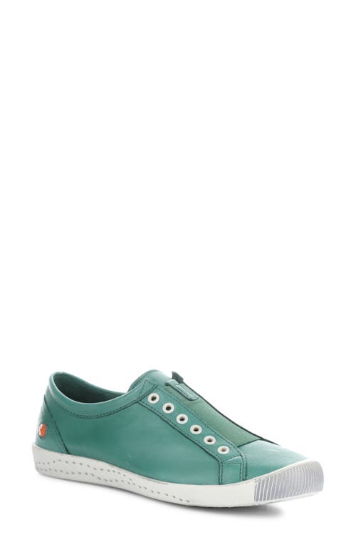 Irit Low Top Sneaker in Green Washed