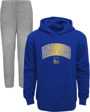 Outerstuff Youth Royal Golden State Warriors Over The Limit Pullover Hoodie at Nordstrom, Size XL