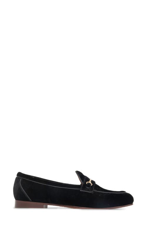 Shop Patricia Green Chloe Bit Loafer In Black Velvet