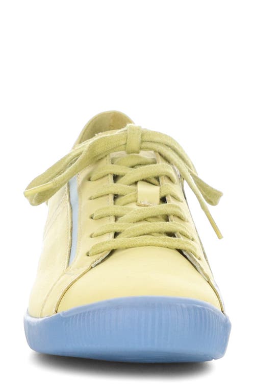 Shop Softinos By Fly London Iddy Sneaker In 007 Light Yellow/blue