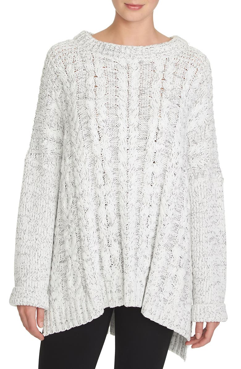 1.STATE Cable Knit Poncho Sweater | Nordstrom