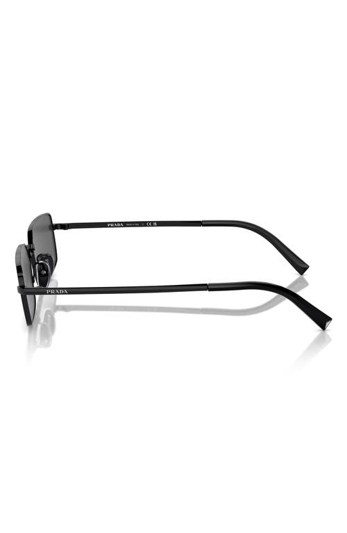 PRADA PRADA 59MM RECTANGULAR SUNGLASSES 