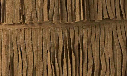 Endless Rose Fringe Midi Sweater Dress In Olive