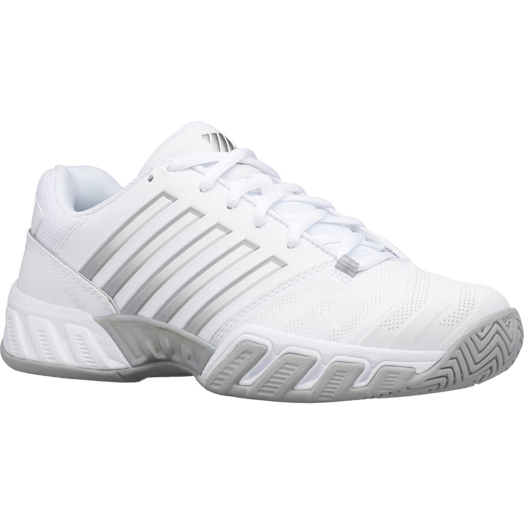 K-swiss Bigshot Light 4 Tennis Shoe In White/high-rise/silver