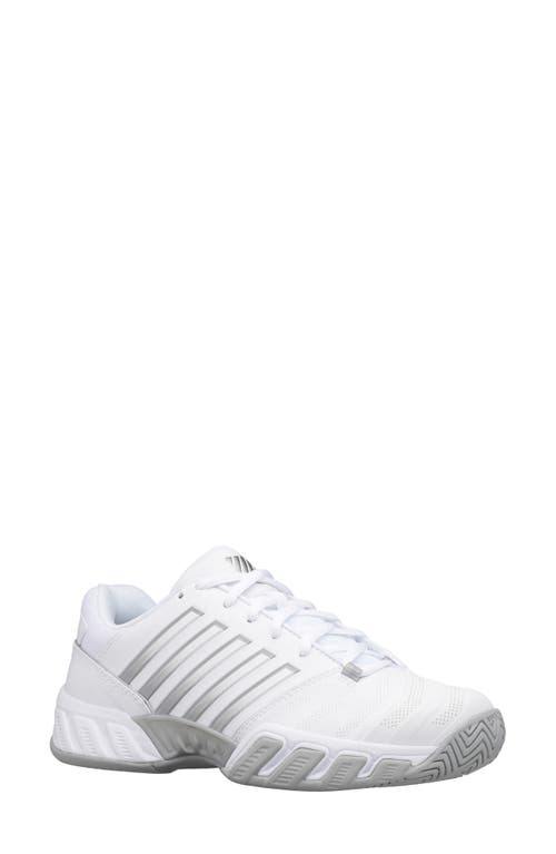 Shop K-swiss Bigshot Light 4 Tennis Shoe In White/high-rise/silver