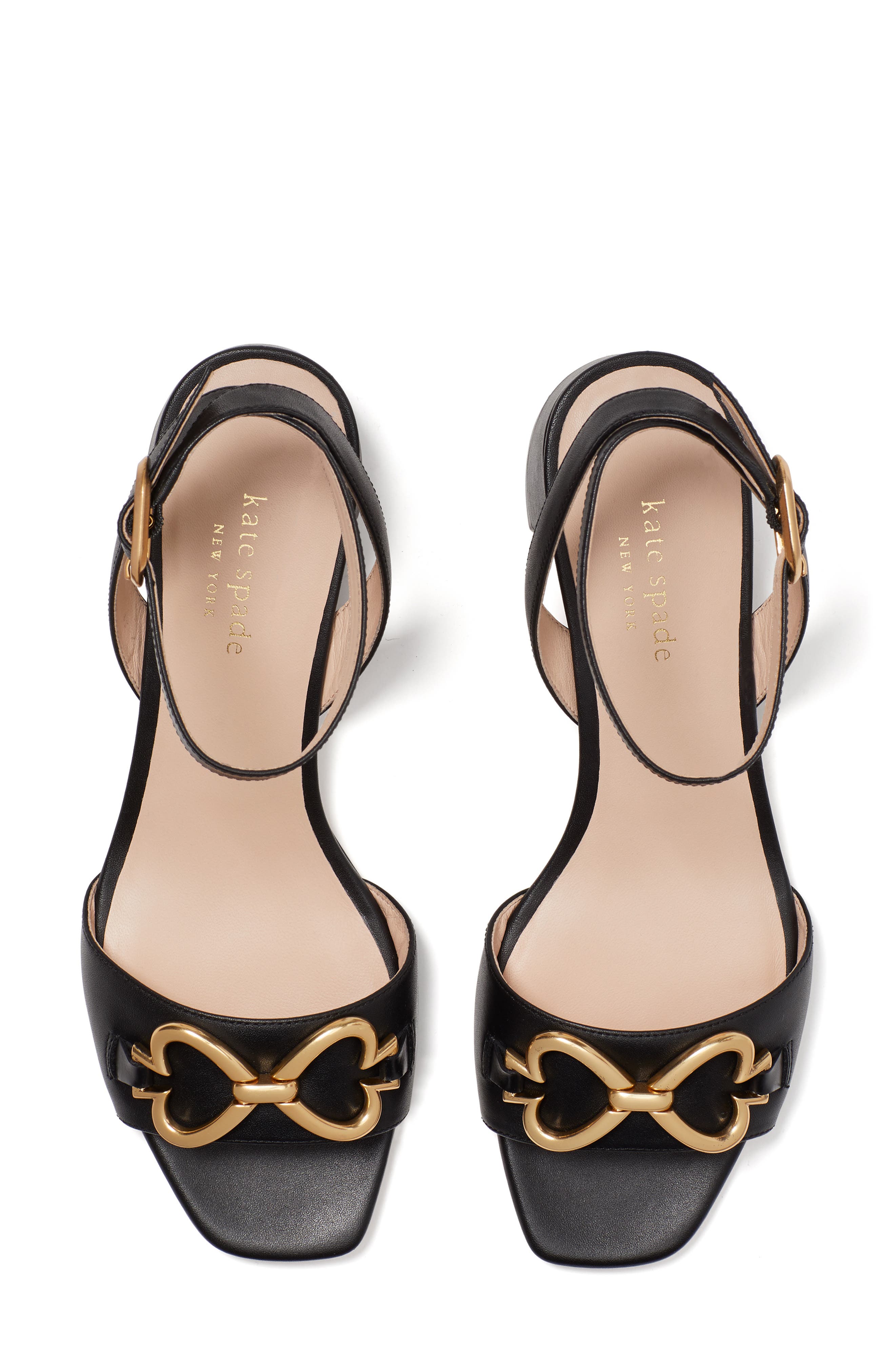 kate spade new york lagoon heart chain sandals