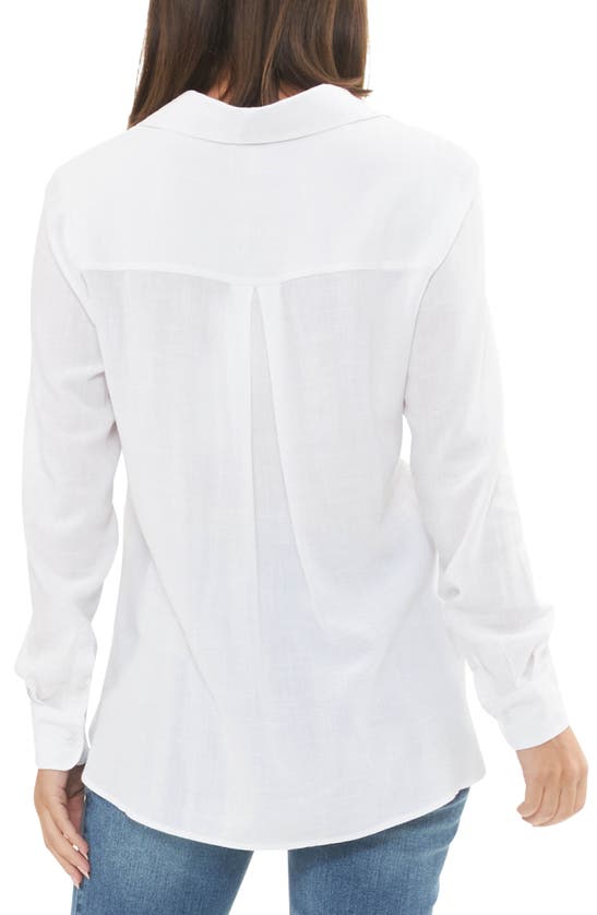 RIPE MATERNITY RIPE MATERNITY CLARA RELAXED MATERNITY/NURSING BUTTON-UP SHIRT 