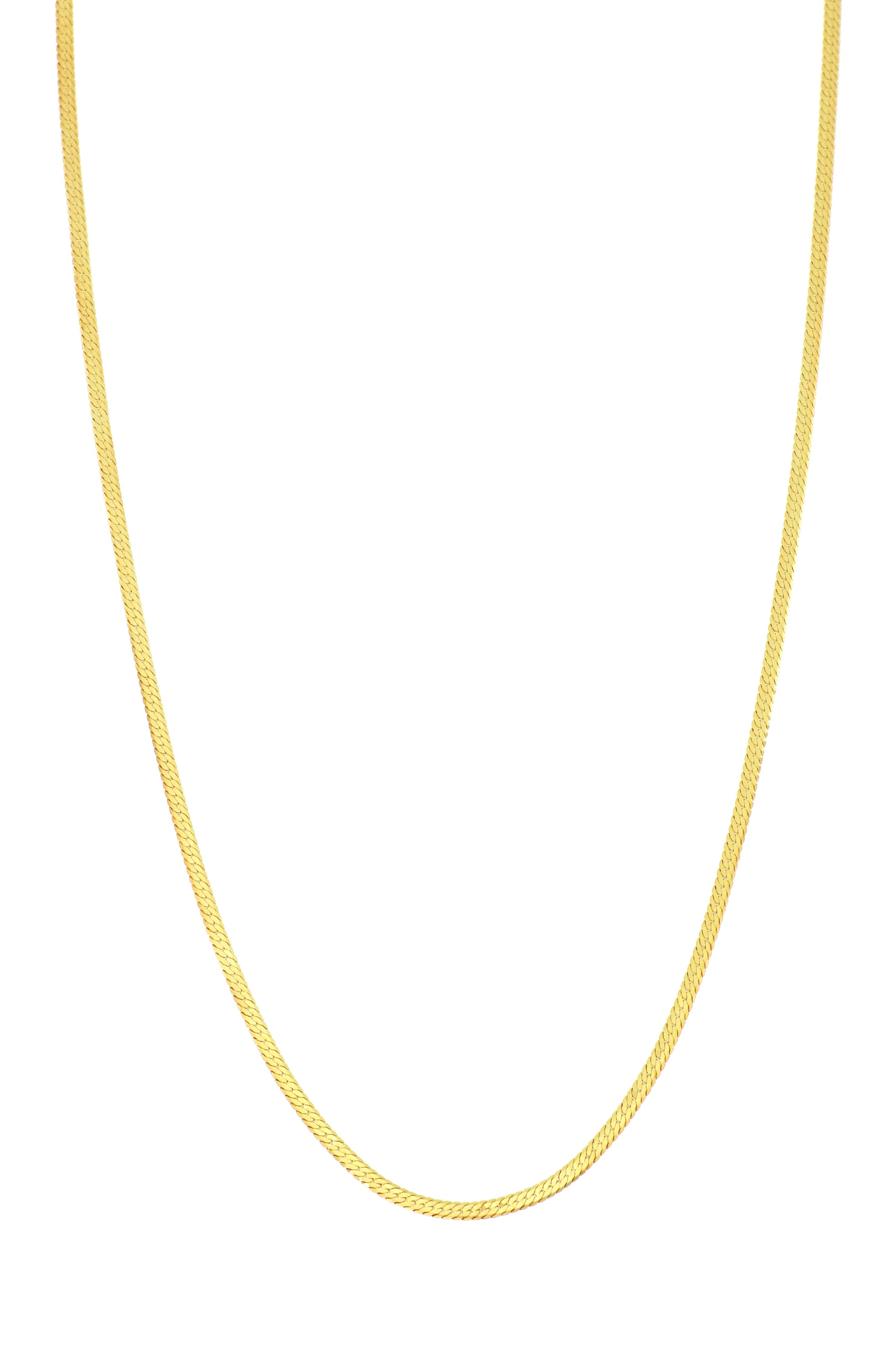 yellow gold chain for women