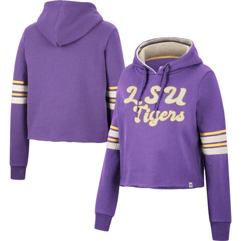 Minnesota Vikings Nike Women's Sideline Stack Performance Pullover Hoodie -  Purple