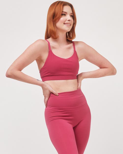 Shop Rebody Active Cammie Cloudlux Bra In Fuschia