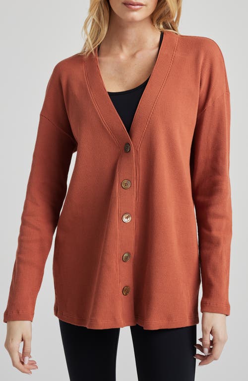 LOSANO LOSANO ORGANIC COTTON RELAXED CARDIGAN