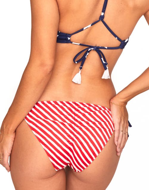 Shop Adore Me Laila Swimwear Panty In Stripe White