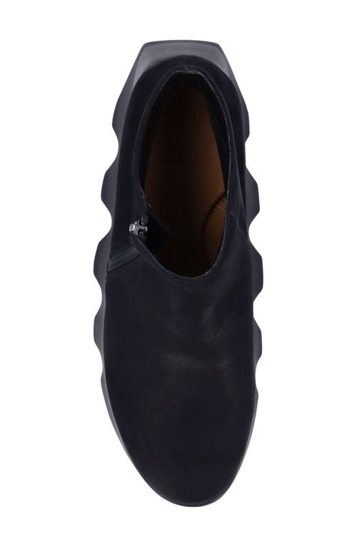 L'amour Des Pieds Hally Platform Wedge Bootie In Black