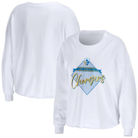 NFL WEAR by Erin Andrews Women's Celebration Cropped Long Sleeve T