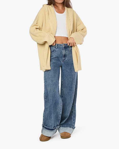 Weworewhat Double Breasted Cardigan In Wheat