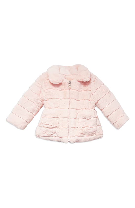 Joe-ella Kids' Little Girl's & Girl's Faux Fur Coat In Pink | ModeSens