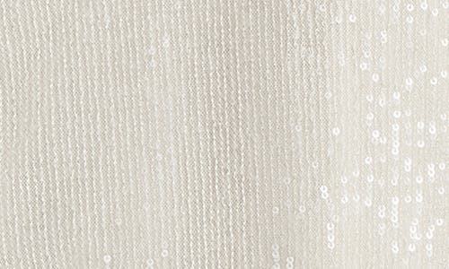 Steve Madden Stretch Sequin Camisole In Cream