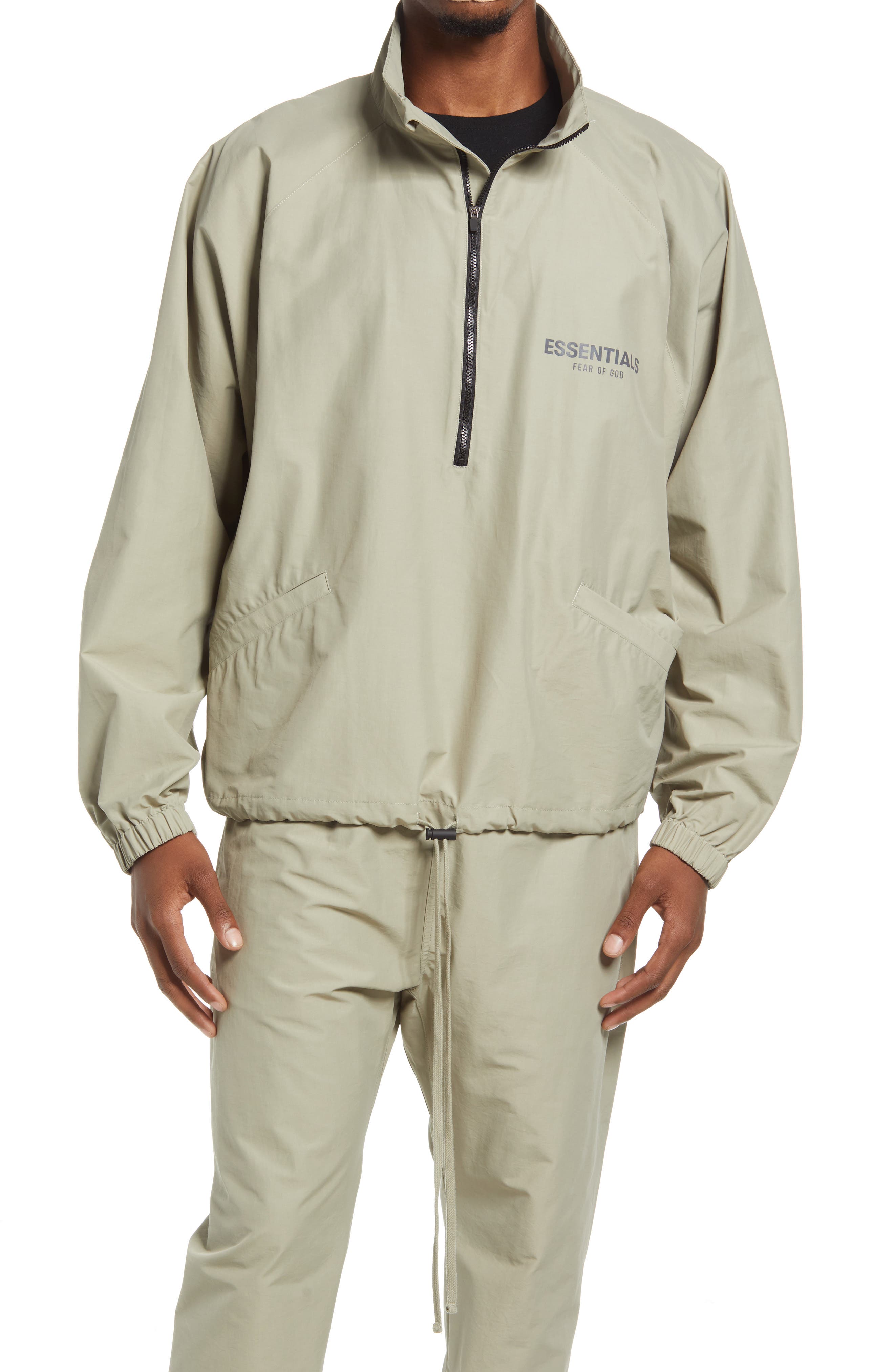 fear of god pullover track jacket