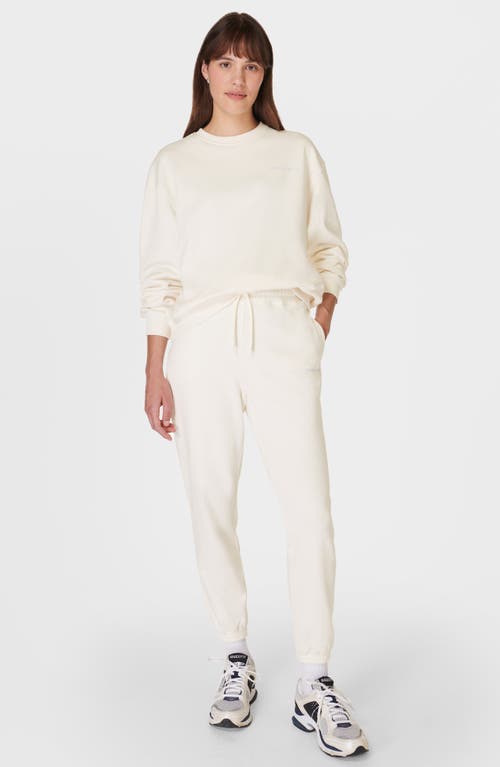 Shop Sweaty Betty Revive Relaxed Joggers In Cloud White