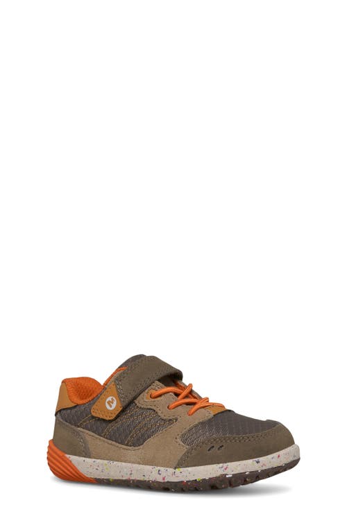 Merrell Kids' Bare Steps® A83 Sneaker In Gunsmoke/taupe