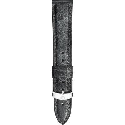 Michele 1m Ostrich Leather Watch Strap