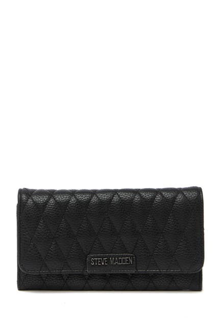 Steve Madden Quilted Tri Fold Wallet Nordstrom Rack