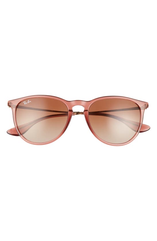 Shop Ray Ban Erika Classic 54mm Sunglasses In Tan Brown