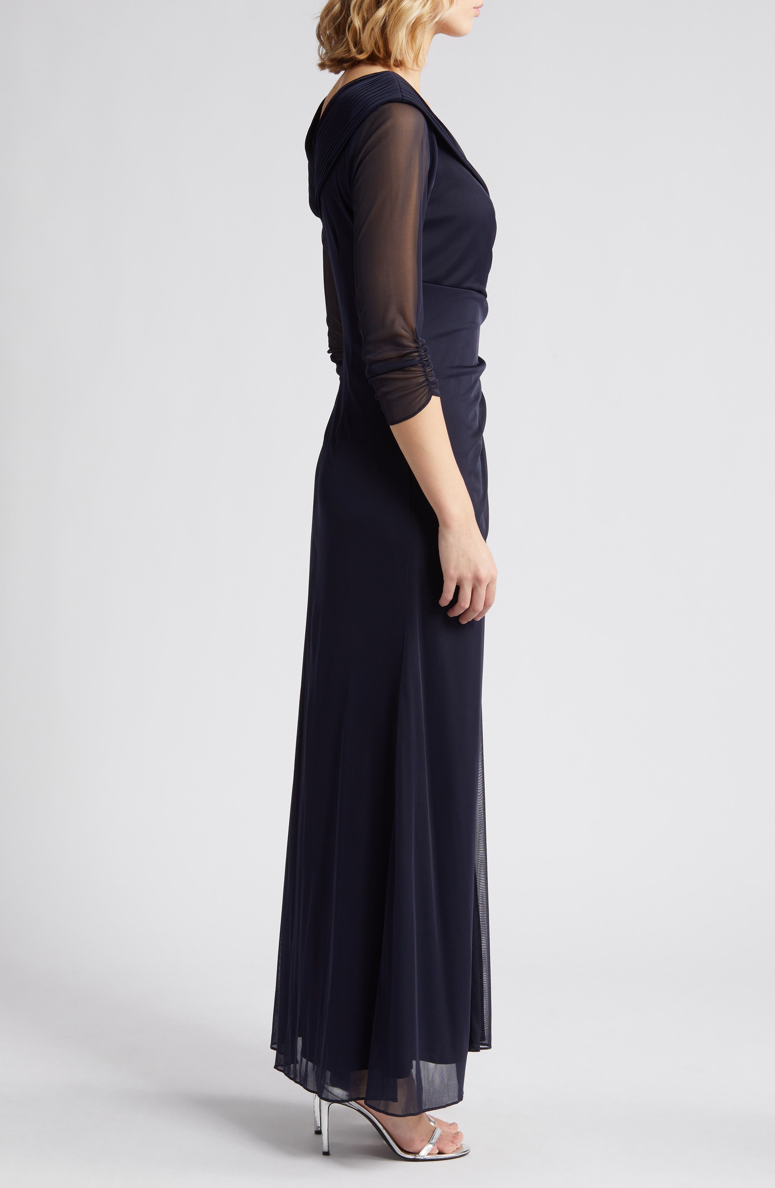 Portrait Collar Alex Evening Dresses