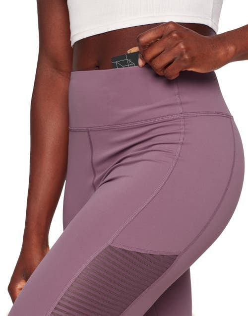 ADORE ME ADORE ME CALI ACTIVE 7/8 LEGGING WITH STRIPED MESH 