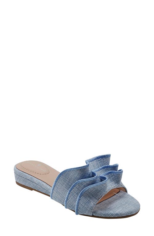 Kaisley Slide Sandal in Light Blue