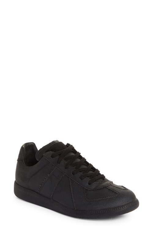 Maison Margiela Replica Low Top Sneaker Black at Nordstrom,