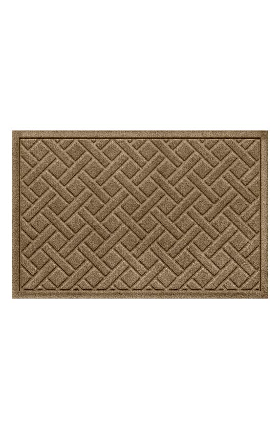 Bungalow Flooring Waterhog Lattice Floor Mat In Brown