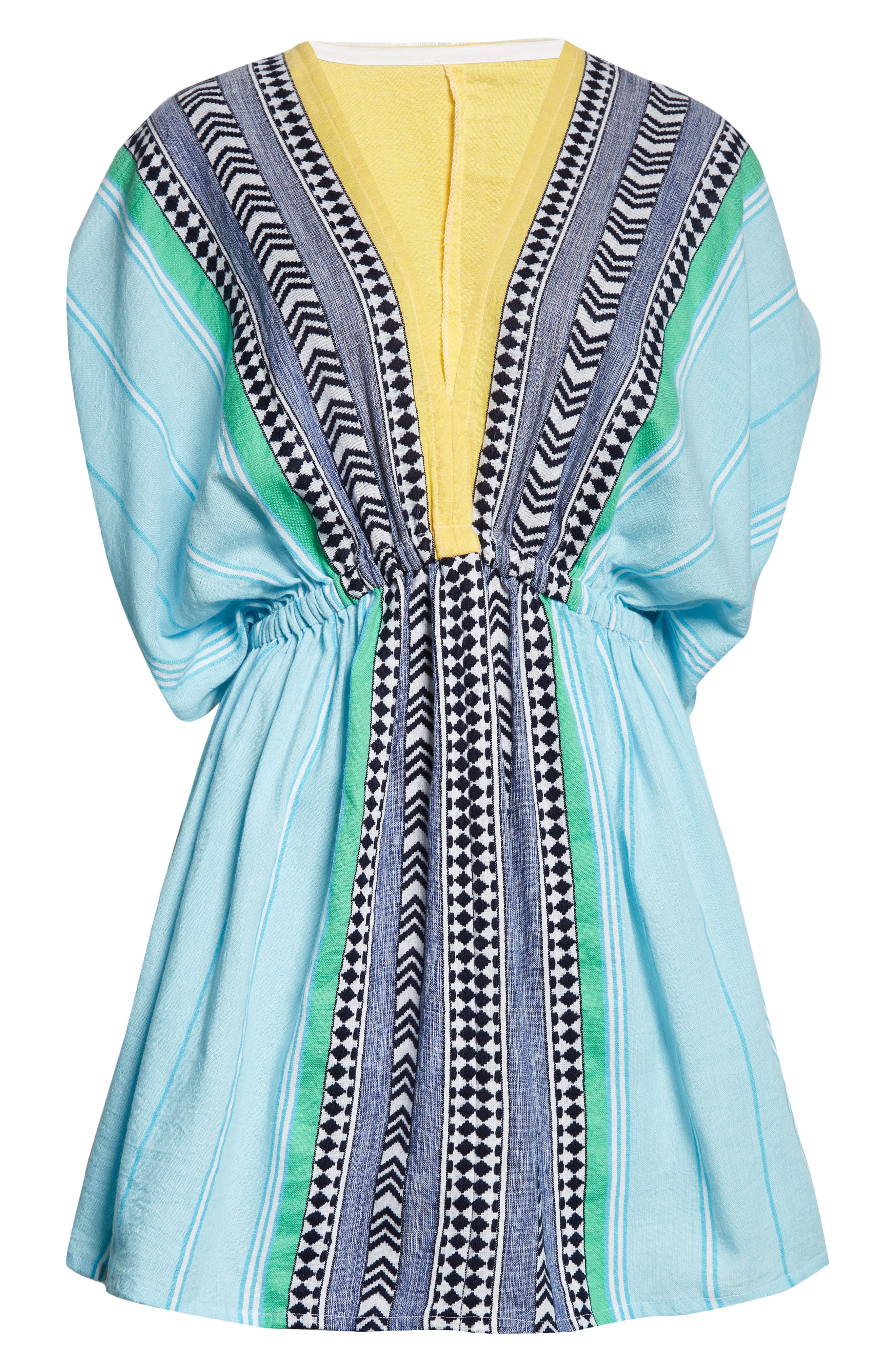 lemlem Neela Plunge Neck Cover-Up Dress 